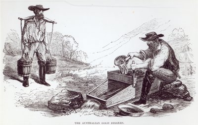 The Australian Gold Diggers by English School